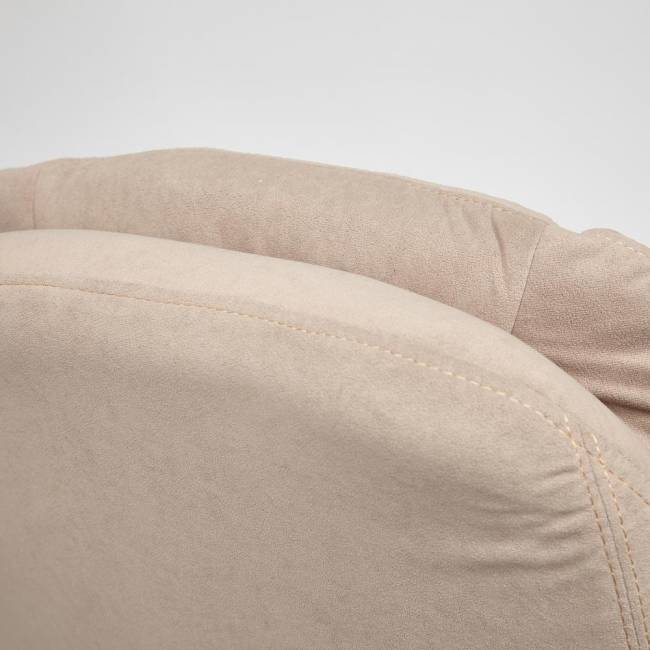 Кресло Софти Люкс/Softy Lux флок , бежевый, 7 бежевый флок