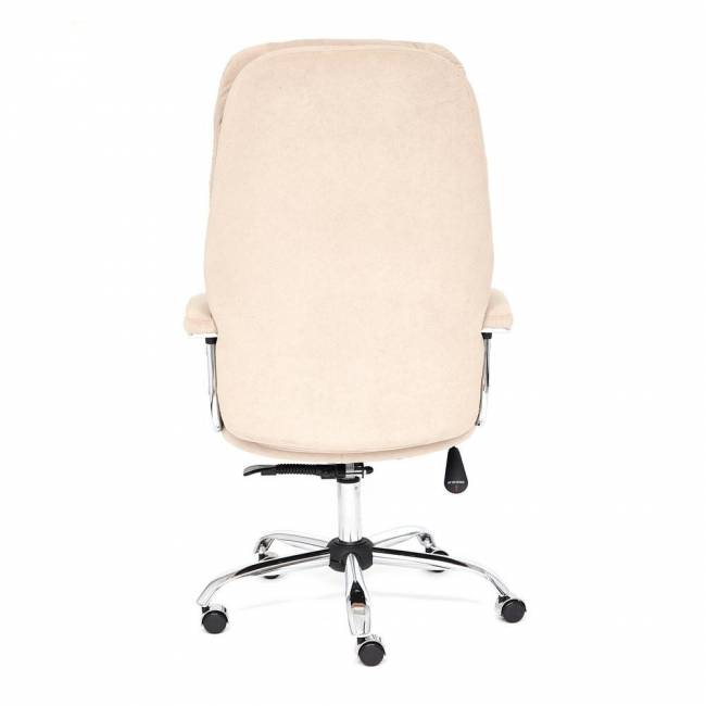 Кресло Софти Люкс/Softy Lux флок , бежевый, 7 бежевый флок