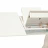 Стол раскладной Siena ( SA-T6EX2L ) дерево гевея/мдф, 150+35+35х80х75см, ivory white (слоновая кость 2-5) ivory white (слоновая кость 2-5) дерево гевея/мдф