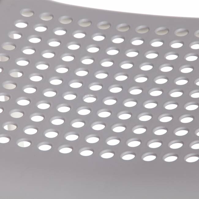 Стул ADDE (mod. C-049) металл/пластик, 39 х 49 х 78 см, Grey (серый) /White (белый) (Комплект из 8 шт.) серый, белый металл/пластик