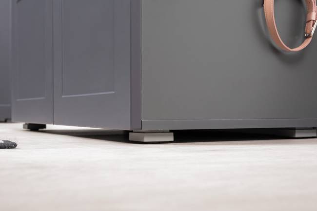 Тумба Остин 13.257 цвет серый графит/дуб крафт золотой