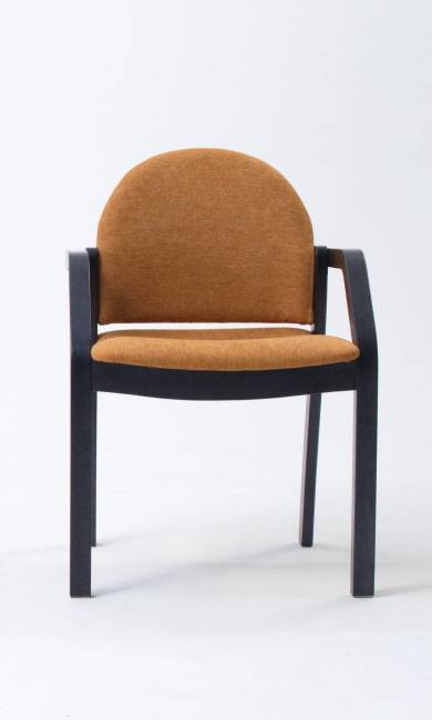 Стул-кресло Джуно 2.0 чёрный/карри