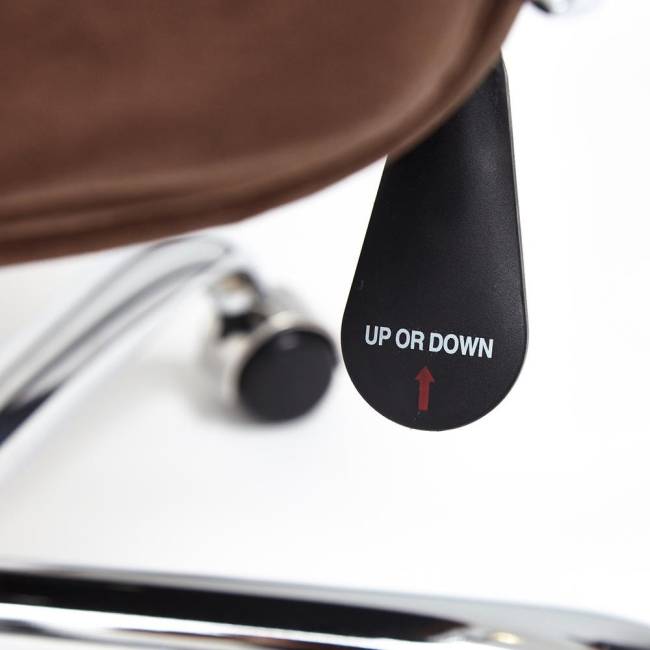 Кресло Софти Люкс/Softy Lux флок , коричневый, 6 коричневый флок