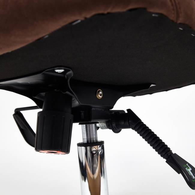 Кресло Софти Люкс/Softy Lux флок , коричневый, 6 коричневый флок