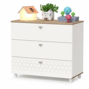 Детский комод Эйп 13.322 цвет белый/дуб белый