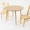 Стол Монте К 100 натур со стульями Ингольф натур